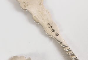 12 zilveren theelepels met suikerschepje kopen? Bied vanaf 120!