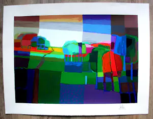 Ton Schulten - zeefdruk: in volle bloei - 1999 kopen? Bied vanaf 375!