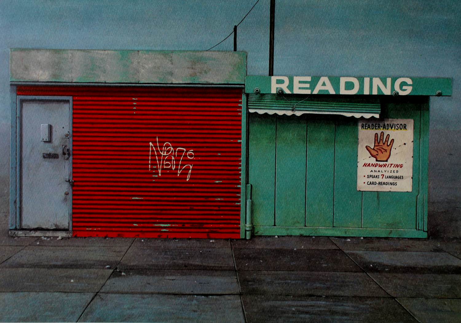 Siet Zuyderland - Litho: Reading II - 1979 verkocht voor € 90!