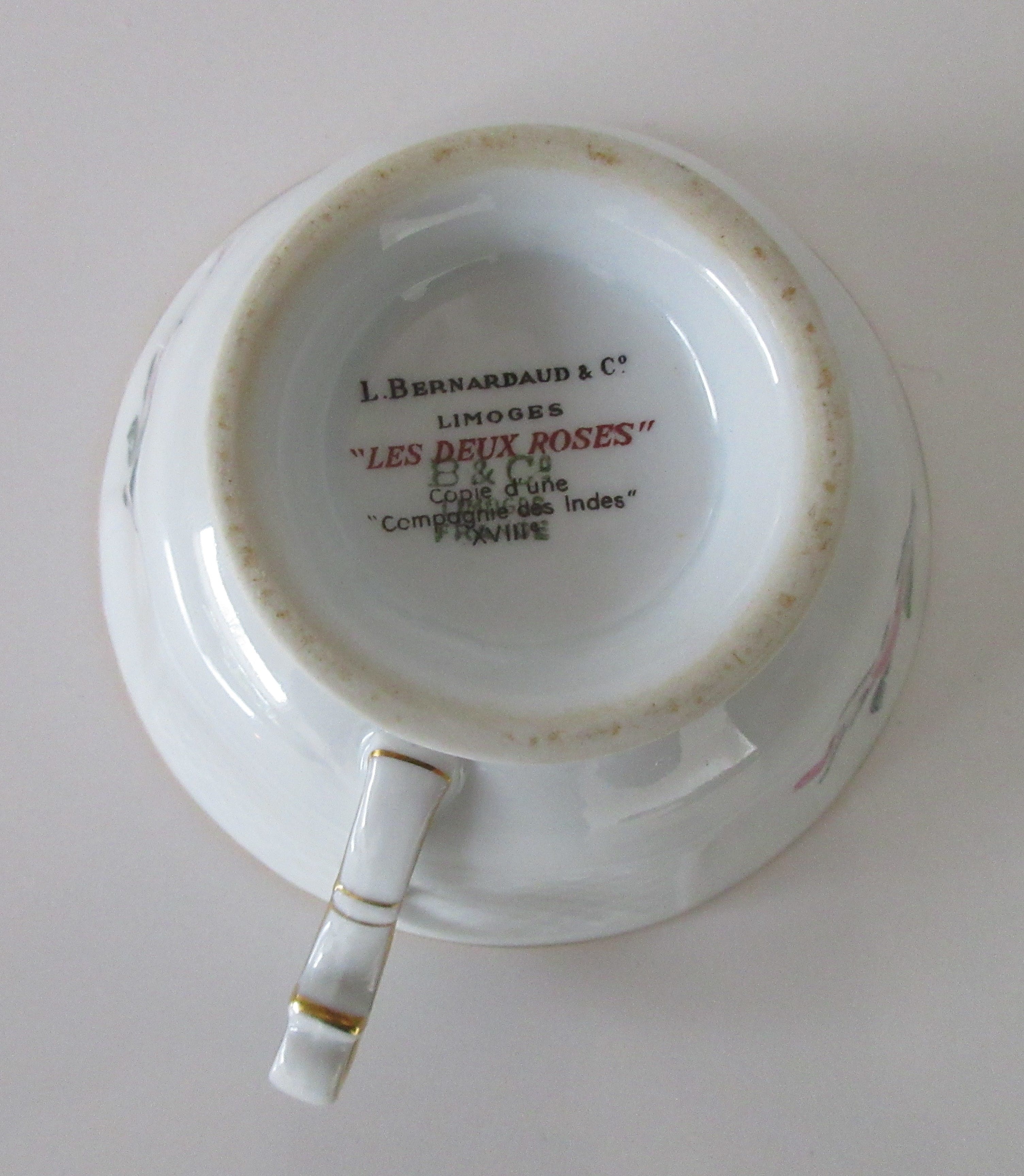 Royal Limoges - Bernadaud & Co Deux Roses/copie d'une Compagnie des Indes XVIII Siecle kopen? Bied vanaf 15!