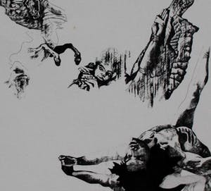 Gerti Bierenbroodspot - Ets: Gevallen engel - 1973 kopen? Bied vanaf 75!