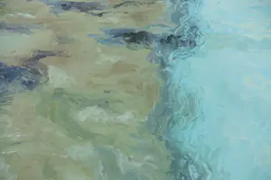 Erika Toliusis - Acryl op doek, Windy day in Paamul kopen? Bied vanaf 400!