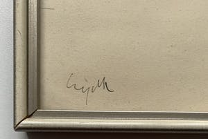 Charles Eyck - Aquarel/tekening | 'Studieschets' | (Uniek werk) kopen? Bied vanaf 1!