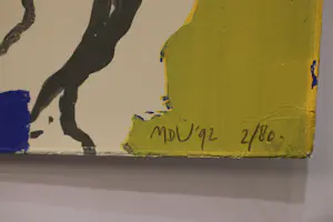 Marijke de Vries - Chanson Triste - Zeefdruk - Abstract - Oplage 02/80 kopen? Bied vanaf 100!