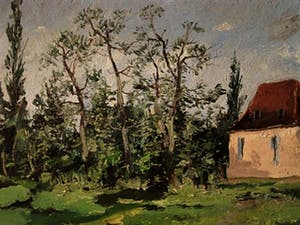 Rene Marie Dujardin - Kunstacademie Antwerpen 1935 - olieverf - "Voorjaar in de Kempen" gesigneerd kopen? Bied vanaf 10!