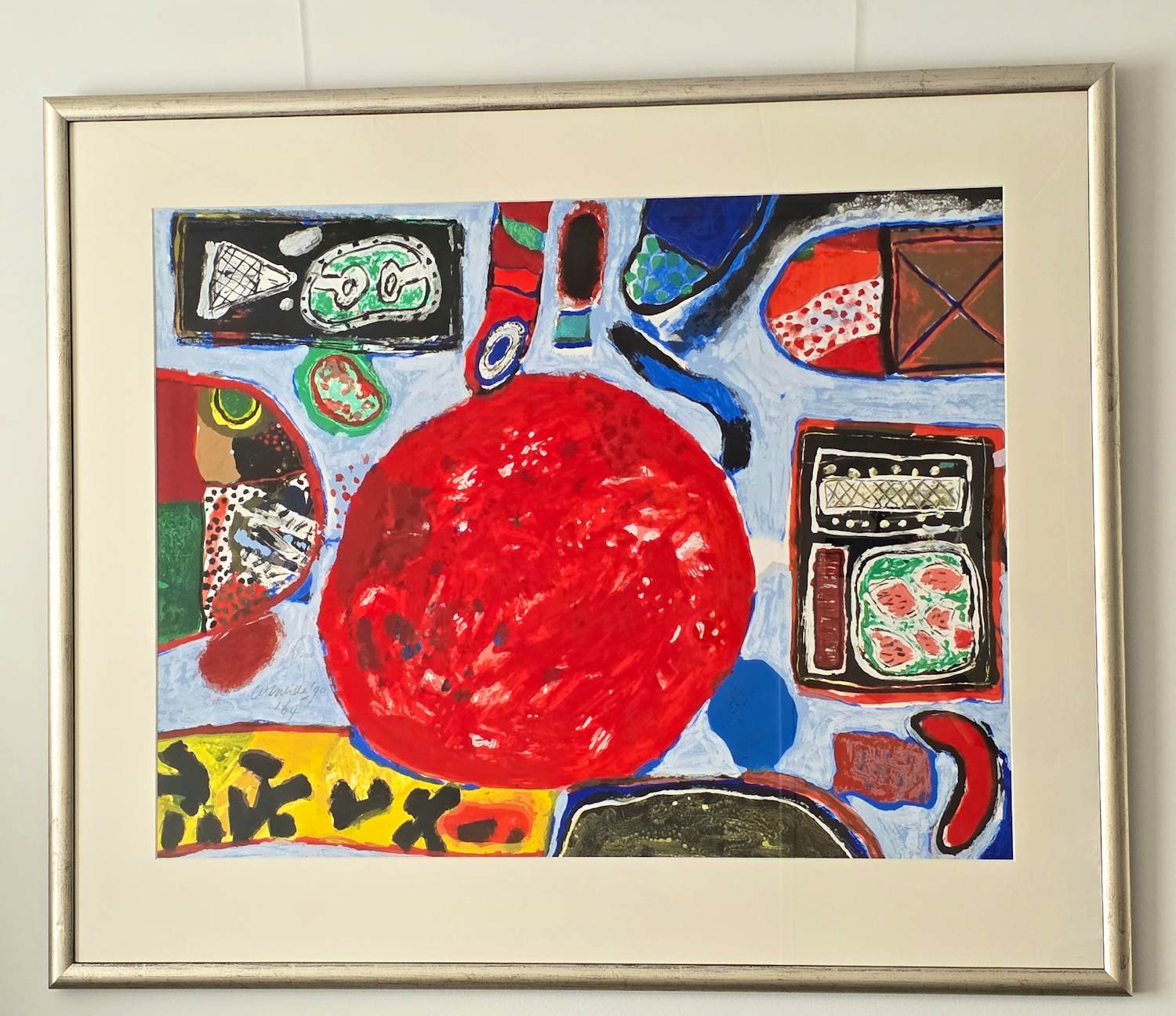 Corneille - Rode Bal - Handgesigneerd - 1990 kopen? Bied vanaf 400!