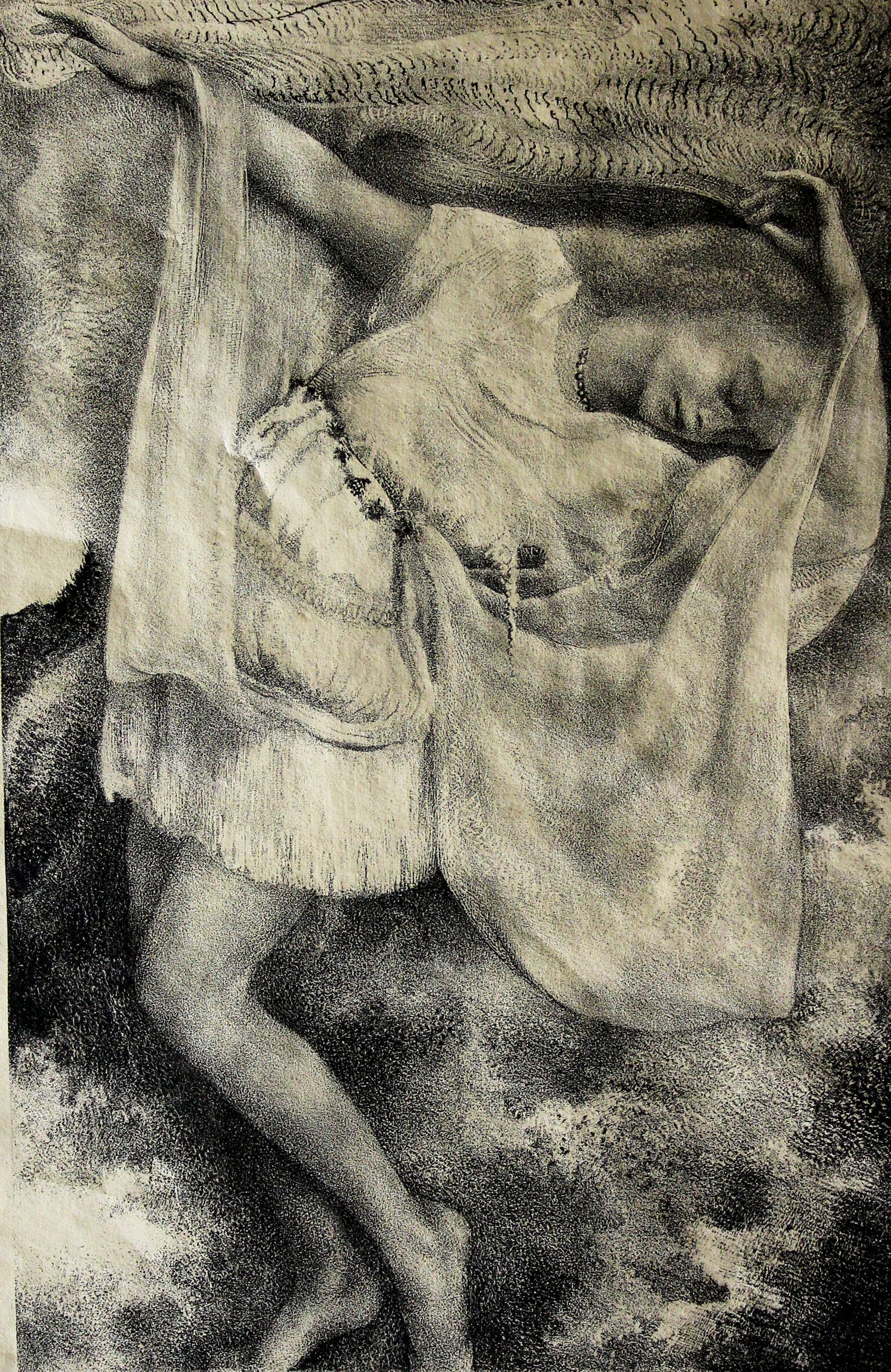 Aart van Dobbenburgh - 2 x Illustratie uit Tolstoj's Oorlog en Vrede, deel 2 verkocht voor € 40!