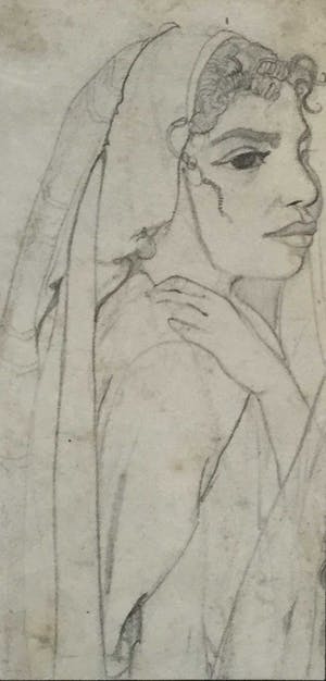 Gerard Huijsser - C4992-15, Arabisch meisje kopen? Bied vanaf 95!