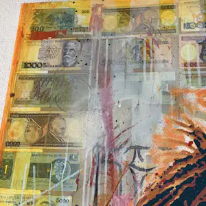 Rodrigo Izolag - Groot street art portret kopen? Bied vanaf 1!