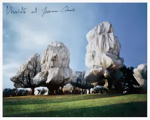 AcheterChristo - XXL Book Wrapped Trees + print + originele stof, gesigneerd&genummerd - Taschen? Enchérissez de 539!
