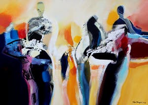 Peter Meijer - Acryl op doek: Livorno - 2003 (groot!) kopen? Bied vanaf 550!