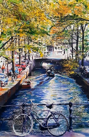Elena Polyakova - Singel gracht in Amstel kopen? Bied vanaf 35!