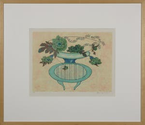 Ellen van Toor - Zeefdruk, Herfstschaal - Ingelijst kopen? Bied vanaf 35!