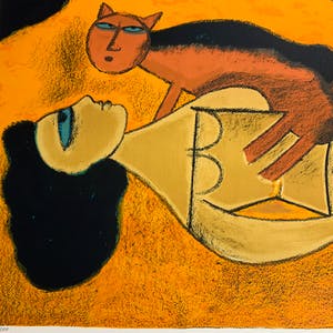 Corneille - Femme et chat kopen? Bied vanaf 425!