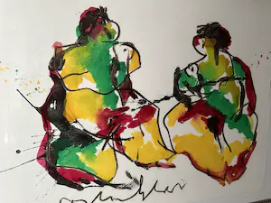 Anton Heyboer - Gekleurde personages kopen? Bied vanaf 599!