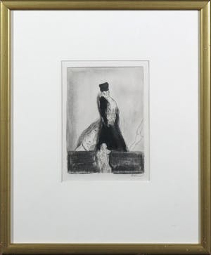 Luis Filcer - Ets, Zonder titel XXXIII - Ingelijst kopen? Bied vanaf 1!