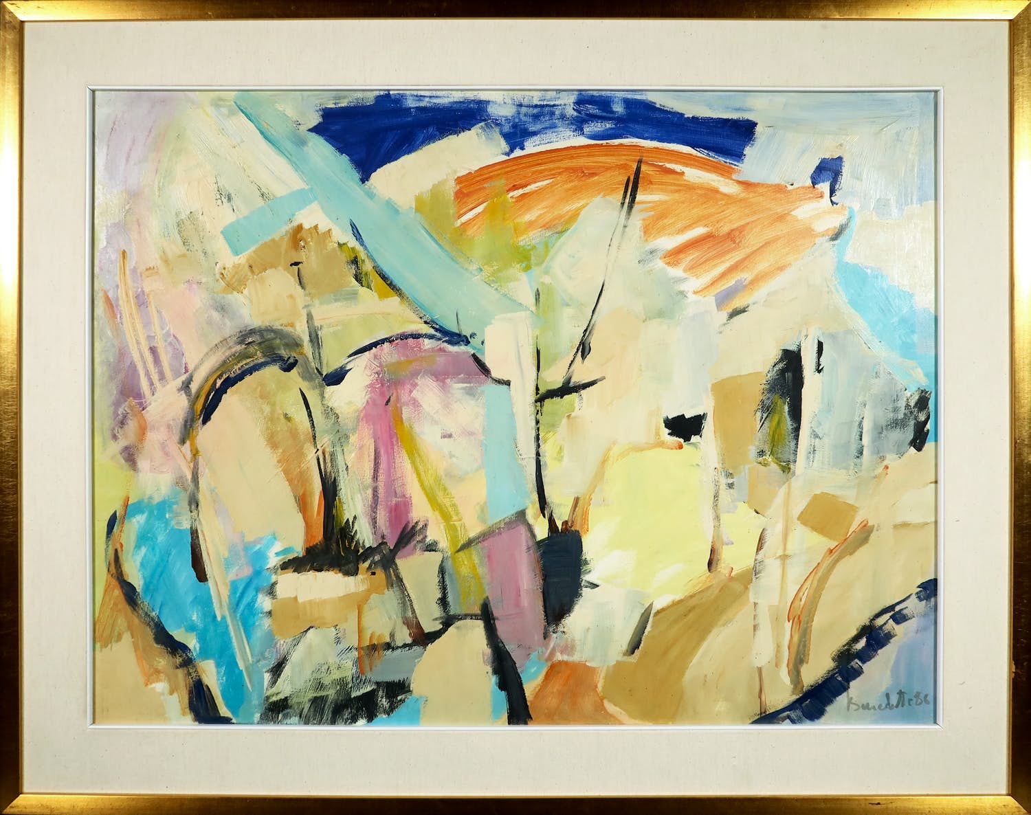 Gian Benedetti - Tempera op paneel, Una vita disordinata - Ingelijst kopen? Bied vanaf 100!