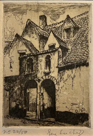 Eugene Lucker - Met Lücker door Nederland -vier etsen kopen? Bied vanaf 40!