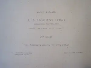 Pablo Picasso - Les Pigeons kopen? Bied vanaf 110!