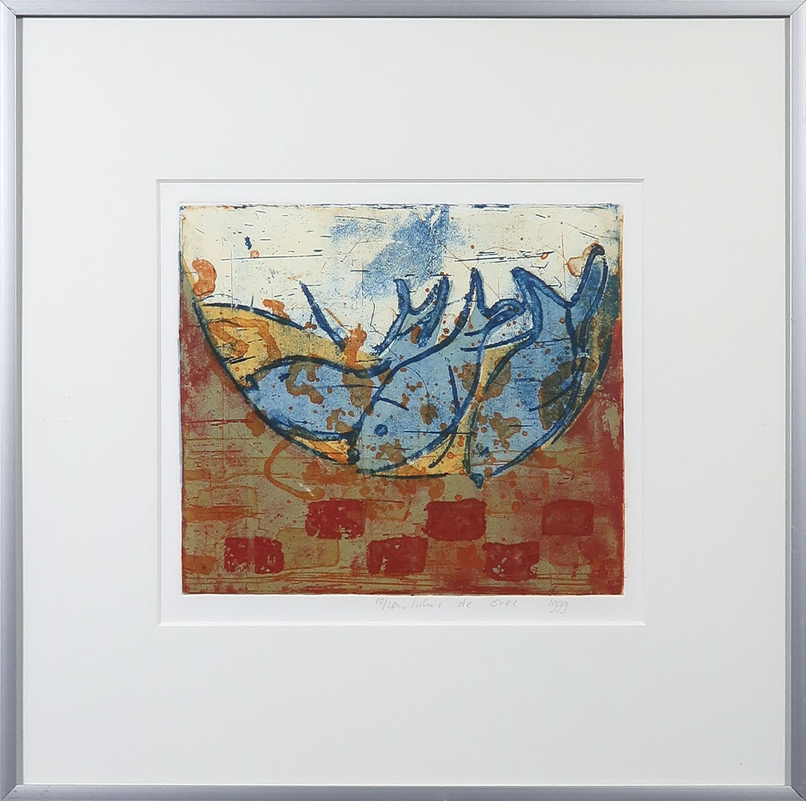 Lukie de Bree - Kleurenets en aquatint, Vissen - Ingelijst kopen? Bied vanaf 30!