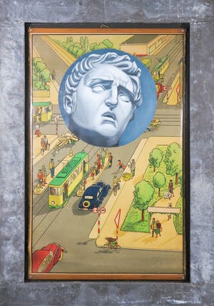 Jan Bollaert - Acryl op papier, Schmalz II - Ingelijst (Groot) kopen? Bied vanaf 50!