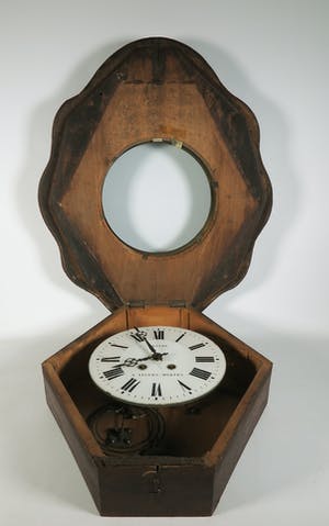 Curiosa - Franse klok ingelegd met paarlemoer kopen? Bied vanaf 100!