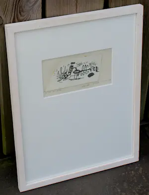 Shinkichi Tajiri - Ingelijste inkttekening - 1957 kopen? Bied vanaf 499!