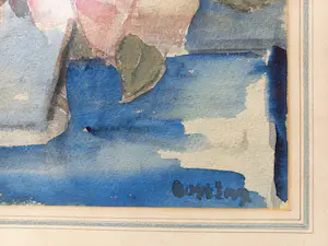 Jeanne Bieruma Oosting - Stilleven, aquarel op papier (ingelijst) kopen? Bied vanaf 1!