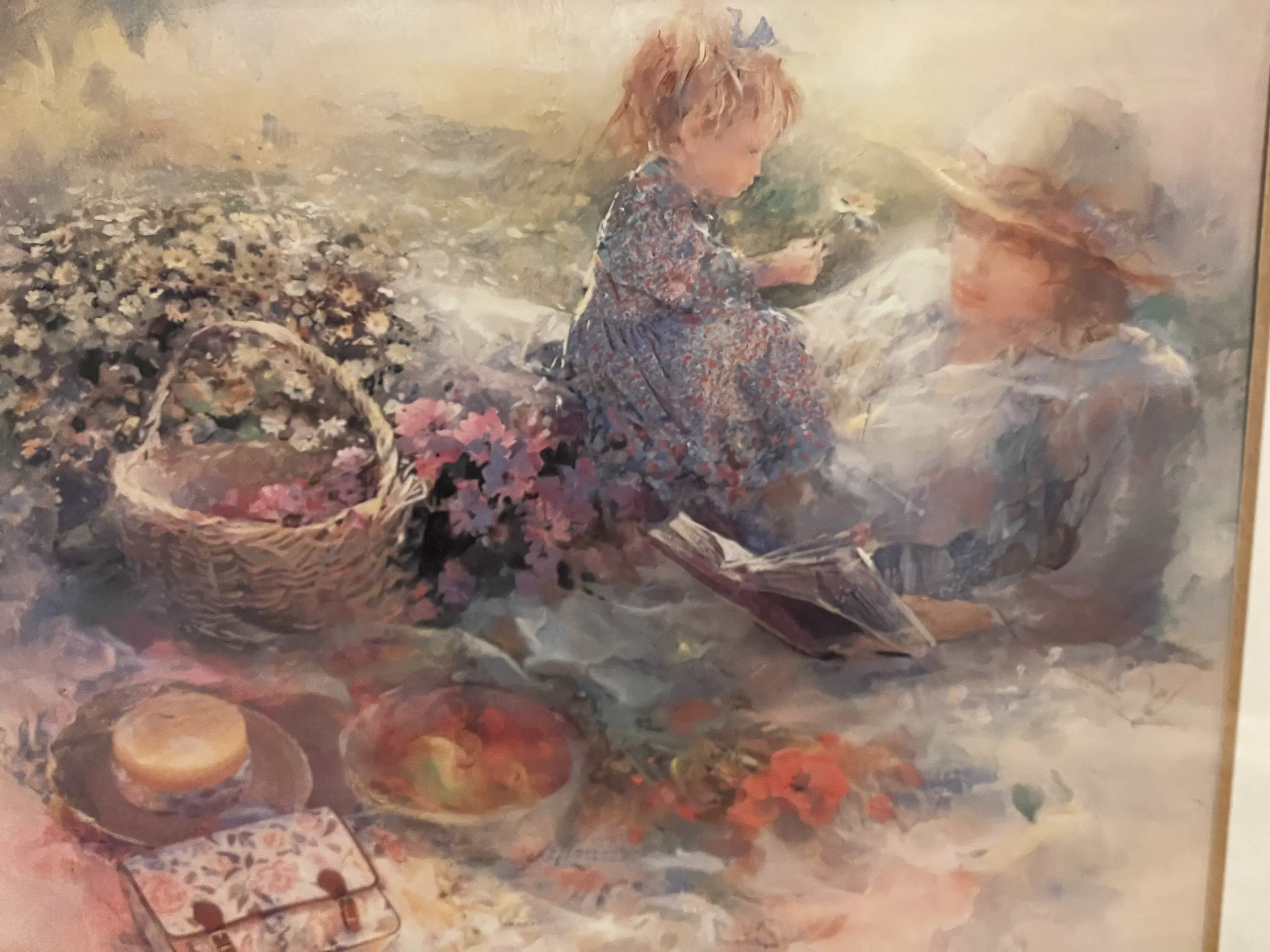Tableau Déco Avec Cadre – Enfants Dans Le Jardin Par Willhelm Haenraets, Impression D'art