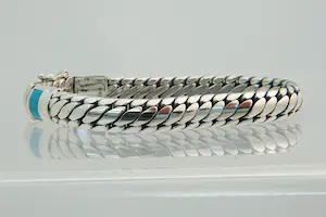 53 - Originele en ZGAN - 1e gehalte zilveren -  Buddha to Buddha armband kopen? Bied vanaf 90!