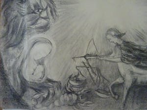 Niet of onleesbaar gesigneerd - mystieke wereld kopen? Bied vanaf 1!