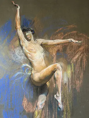 Edmond De Maertelaere - Danseres - gemengde techniek kopen? Bied vanaf 450!