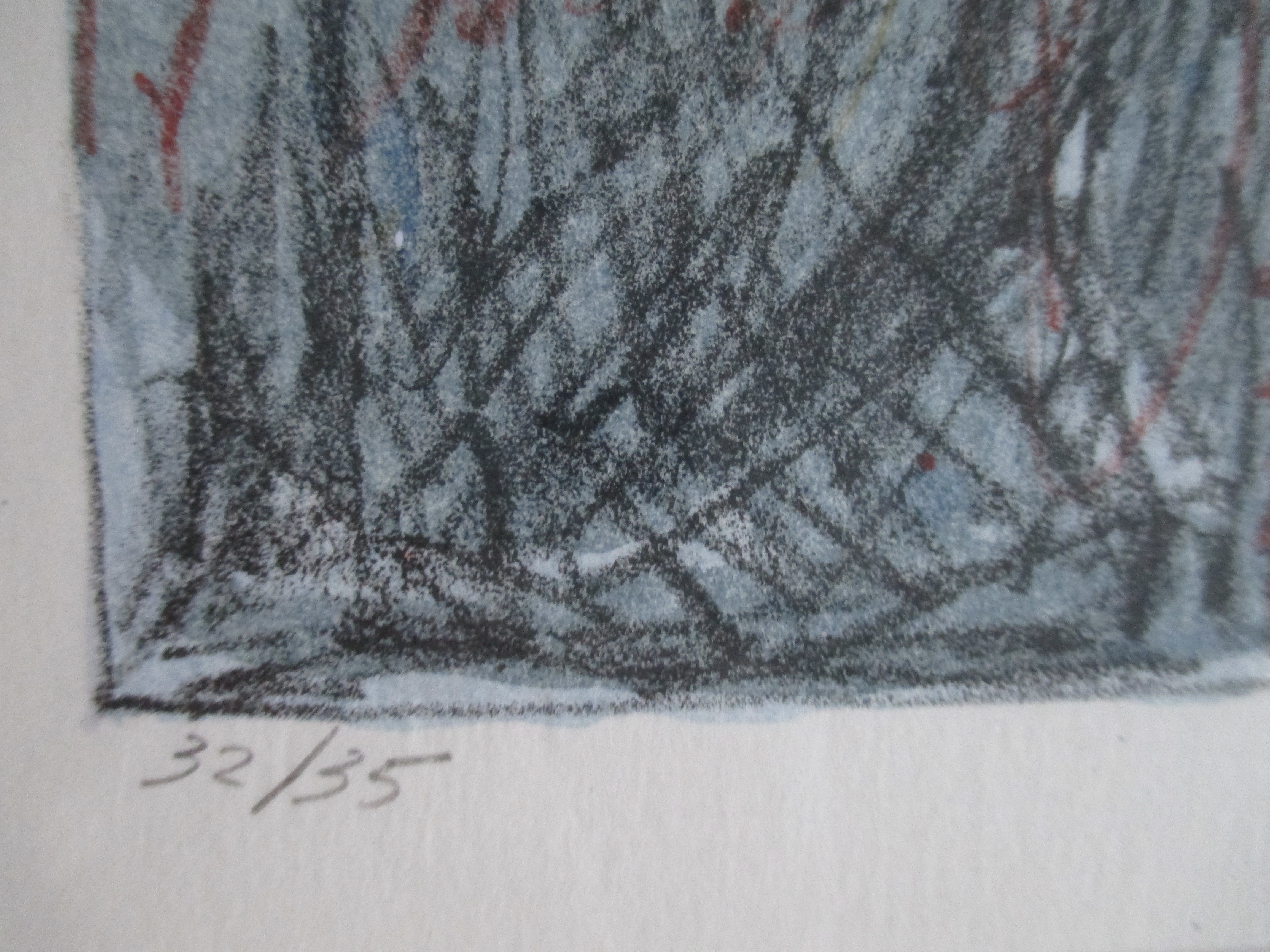 Gert Strengholt - Ingelijste litho "Tale of the grey house" Barth lijst kopen? Bied vanaf 60!