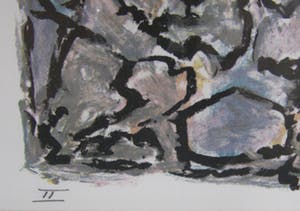 Jan Wolkers - Winterbeeld II - Professioneel ingelijst - NU IN PRIJS VERLAAGD kopen? Bied vanaf 119!