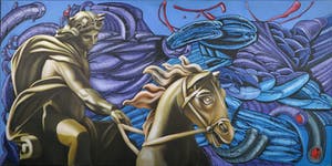 Jan Bollaert - Acryl op doek, Priapismic Love (Zeer Groot) kopen? Bied vanaf 1!