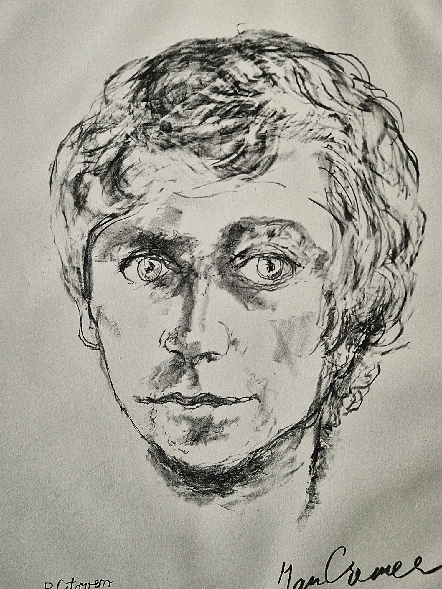 Paul Citroen - Fraaie monochrome Litho: "jan Cremer" - 1976 - potloodgsig. - glmt. oplage (100) kopen? Bied vanaf 54!