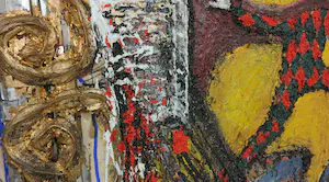 Loren Munk - Gemengde techniek op doek, Hidden masters (Zeer groot) kopen? Bied vanaf 1!