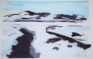 Reinier Kamphuis - aquarel, Noorwegen kopen? Bied vanaf 65!