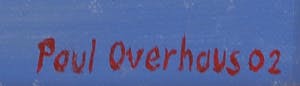 Paul Overhaus - Olieverf op doek, Water en lucht - Ingelijst kopen? Bied vanaf 100!