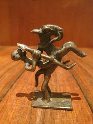 Dogon - Goudgewicht. verkocht voor € 50!