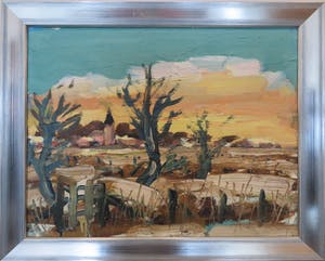 Wim van der Veer - Winterlandschap kopen? Bied vanaf 150!