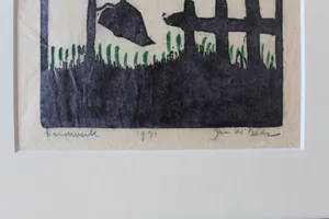 Jac. de Beer - Z.t. (zonnebloem met hekje) kopen? Bied vanaf 60!