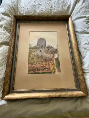 Jan Roelof van Nijendaal - Zicht op Wijk bij Duurstede vendu pour 150€ !