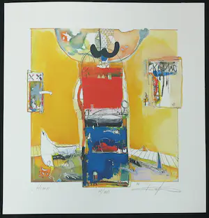 Kantcho Kanev - Lot van 5 grafische werken kopen? Bied vanaf 80!