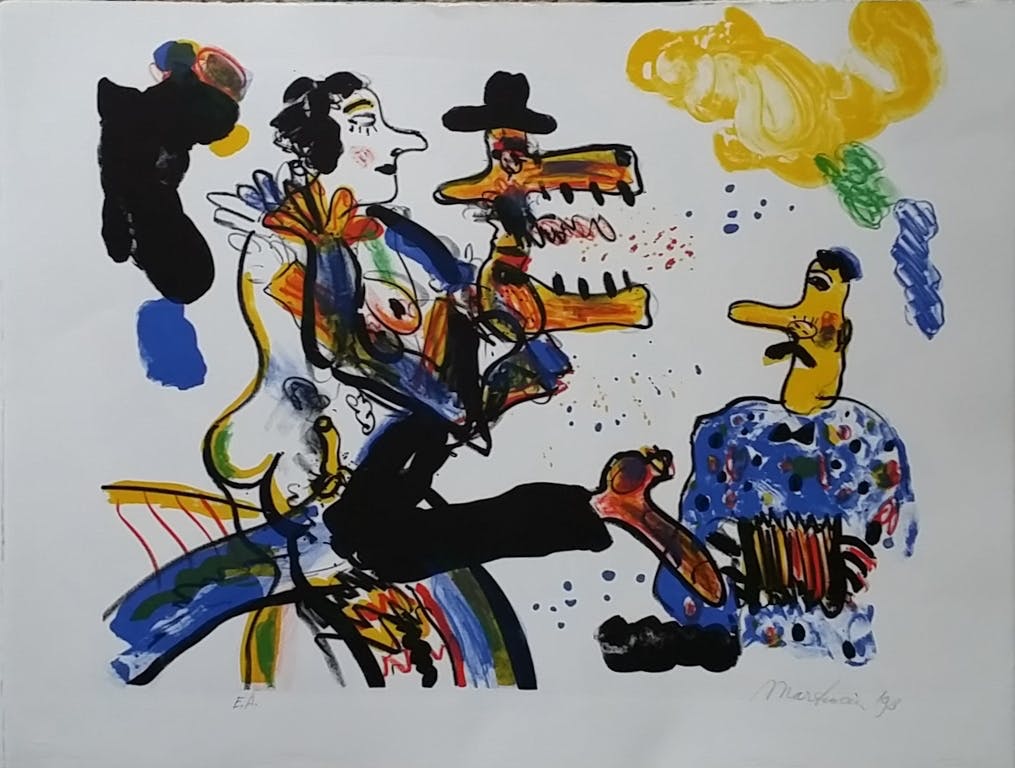 Anton Martineau - Anton Martineau - E.A. Litho TANGO verkocht voor € 75!