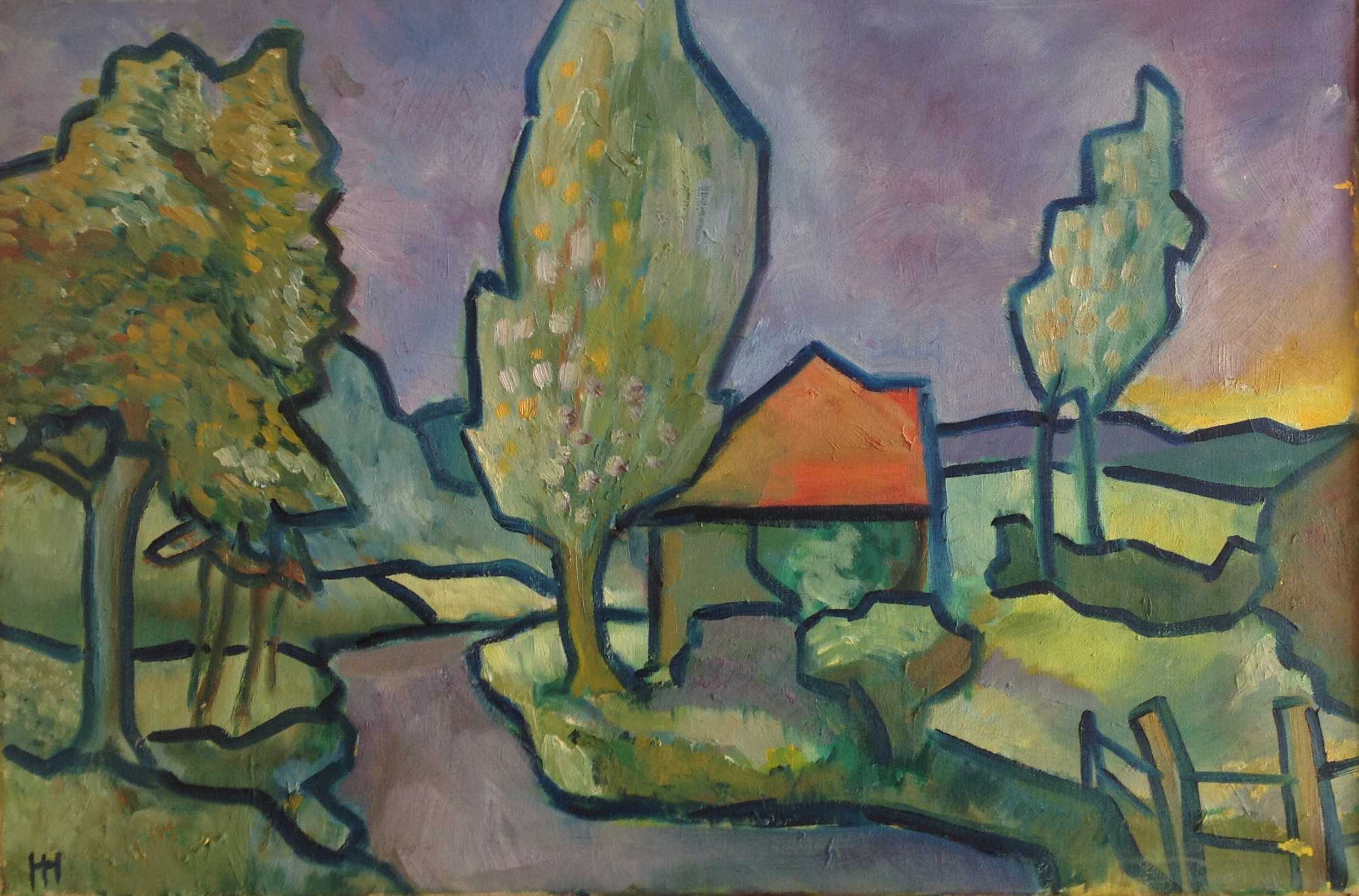 Niet of onleesbaar gesigneerd - landschap  kopen? Bied vanaf 1!