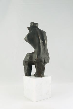 Paulus Reinhard - Brons en marmer, Fluitspeler kopen? Bied vanaf 350!