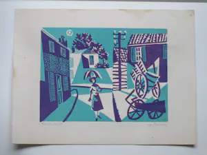 Herman Berserik - Mesnil-le-Roi - Kleurenlitho kopen? Bied vanaf 90!