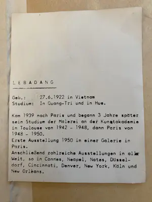 Dang Lebadang - ohne Titel kopen? Bied vanaf 420!