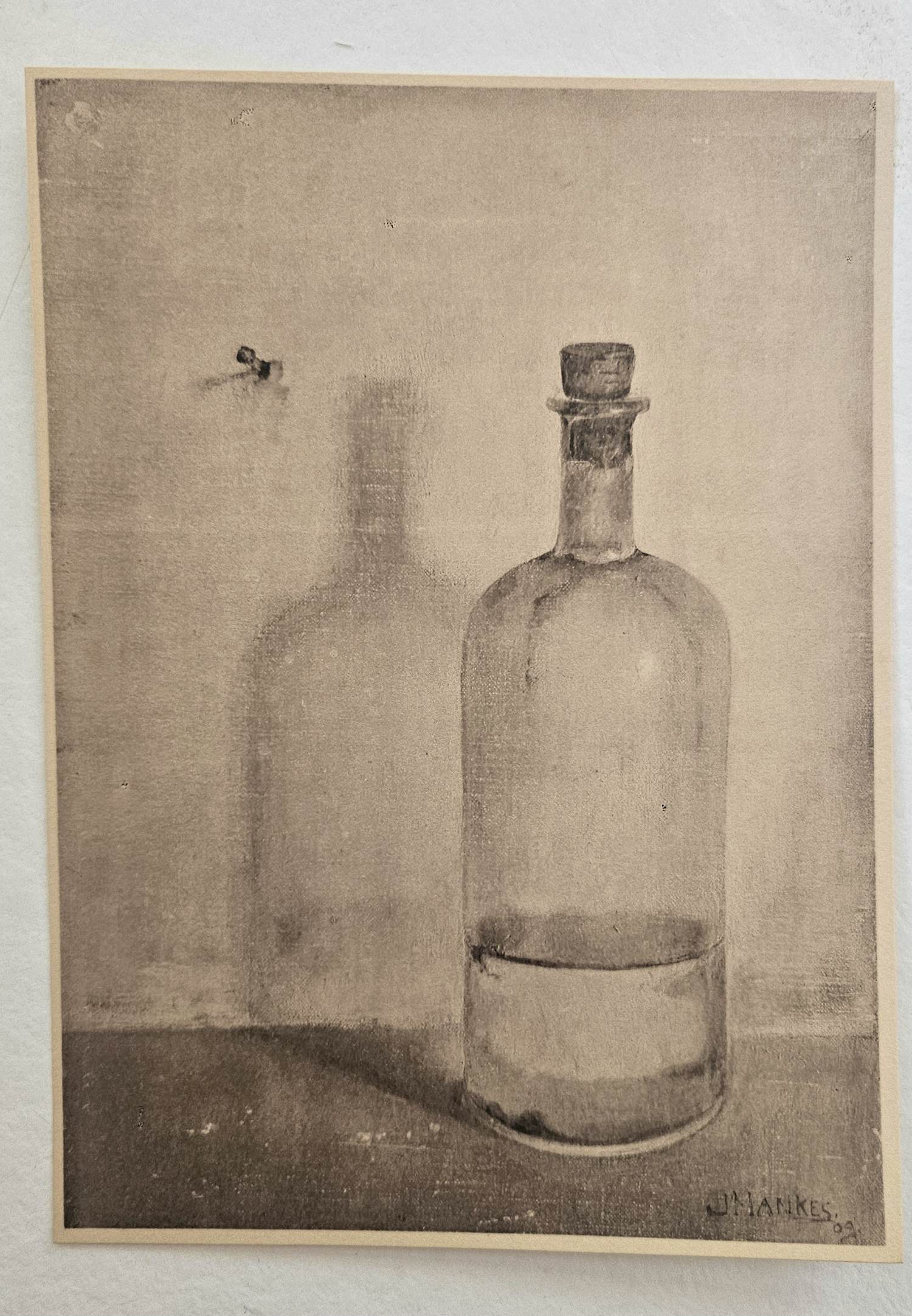 Jan Mankes - Olieflesje verkocht voor € 50!